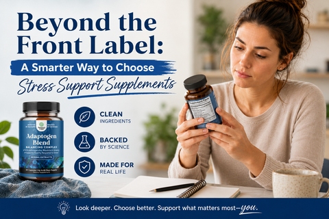 Beyond the Front Label: A Smarter Way to Choose Stress Support Supplements
