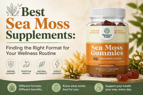 Best Sea Moss Supplements: Finding the Right Format for Your Wellness Routine