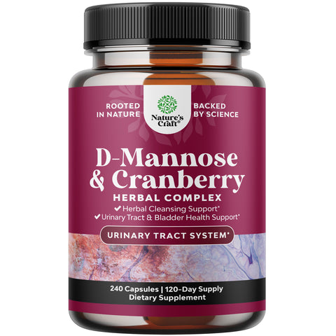 D Mannose & Cranberry 1000mg per serving