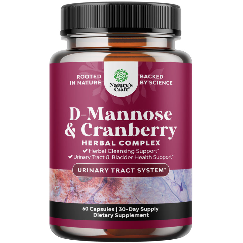 D Mannose & Cranberry 1000mg per serving