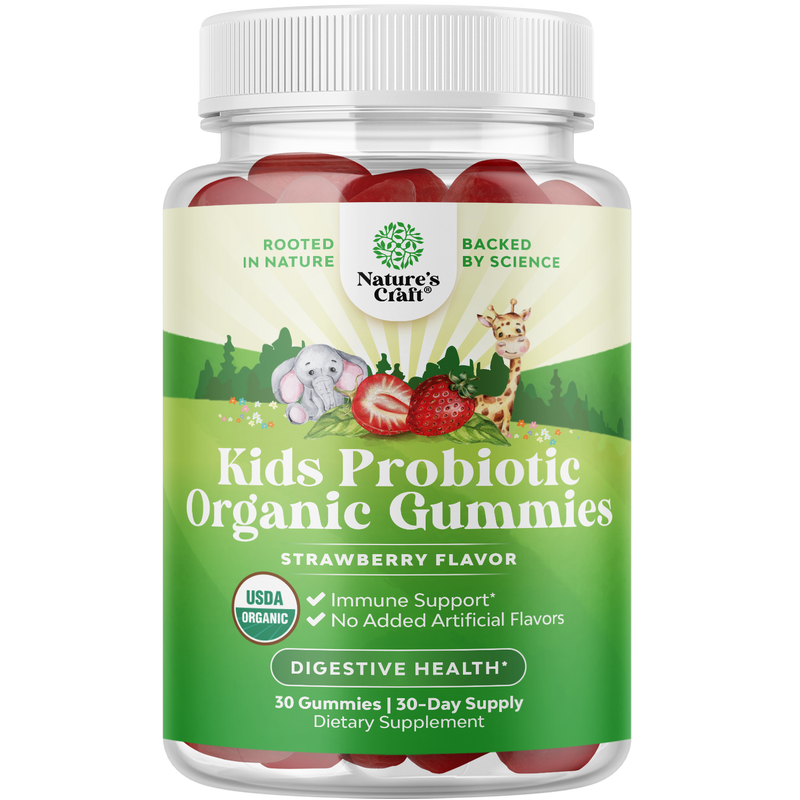 Kids Probiotic Organic Gummies