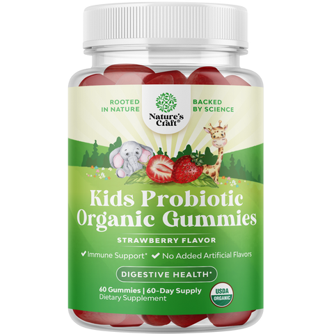Kids Probiotic Organic Gummies