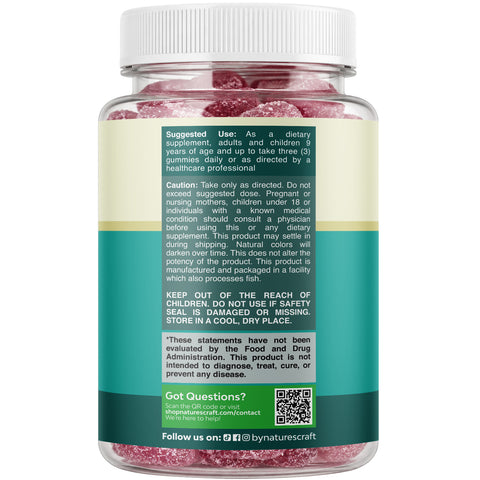 Magnesium Gummies 255mg Per Serving