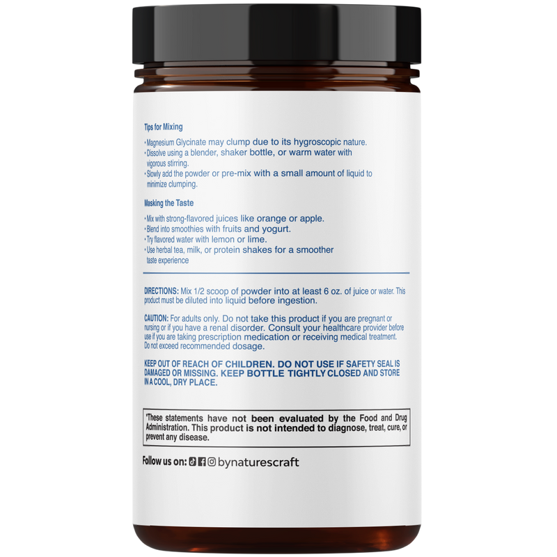 Nature's Craft Basics - Magnesium Glycinate Powder