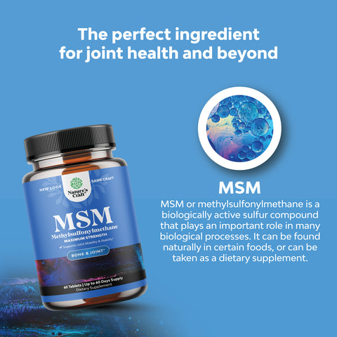 MSM - 60 Capsules - Nature's Craft