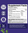 Magnesium For Sleep supplement bottle with 1000mg Magtein magnesium l-threonate