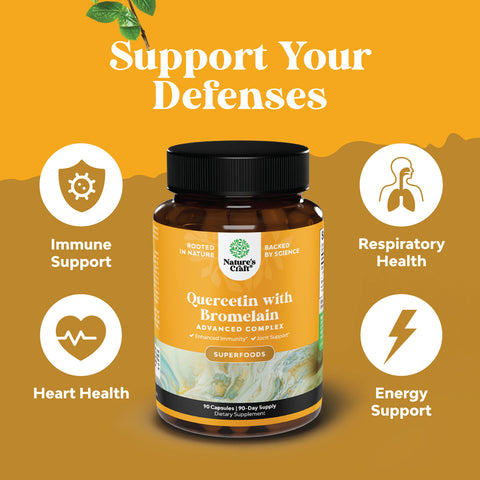 Quercetin with Bromelain