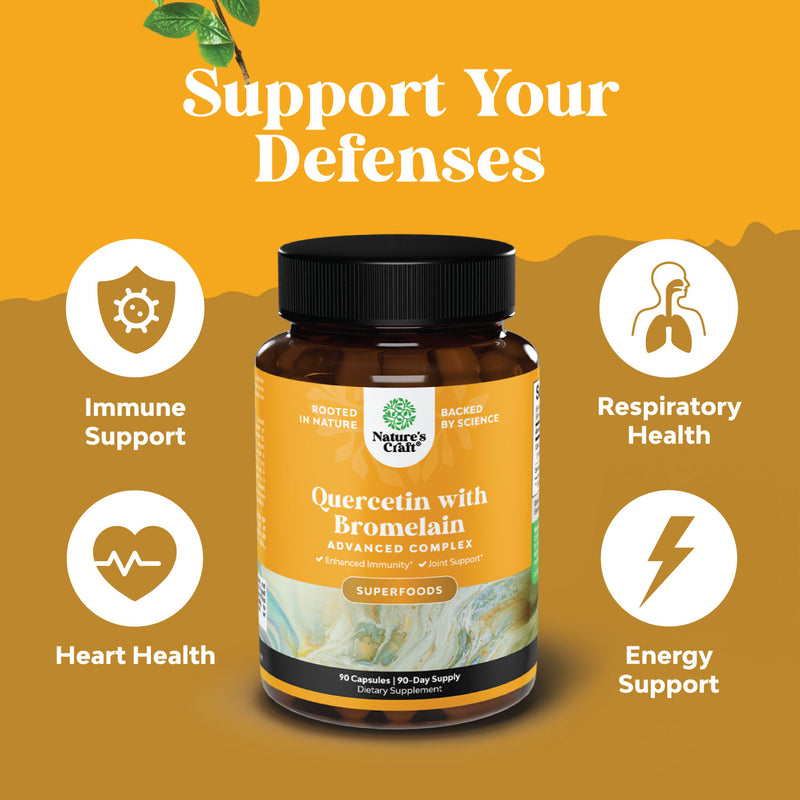 Quercetin with Bromelain