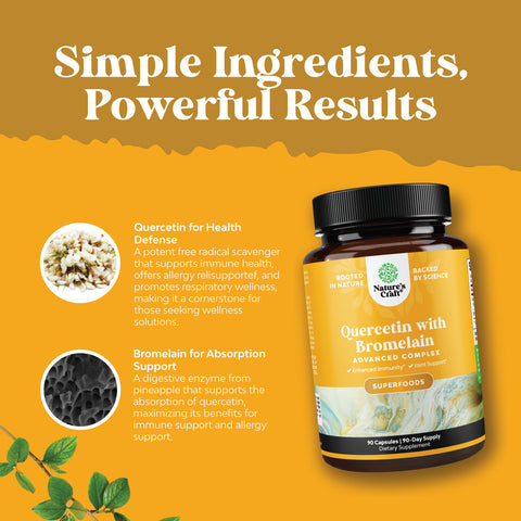 Quercetin with Bromelain