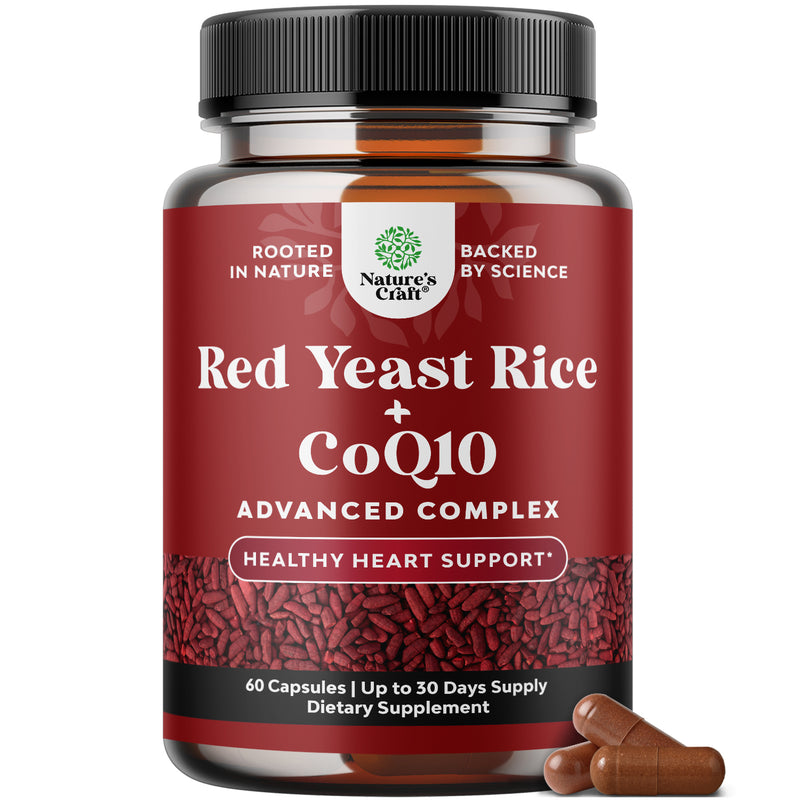 Red Yeast Rice + CoQ10 1200mg per serving
