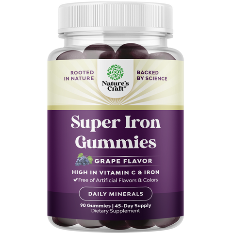 Super Iron Gummy 45mg per serving