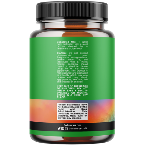 Zinc 50mg per serving