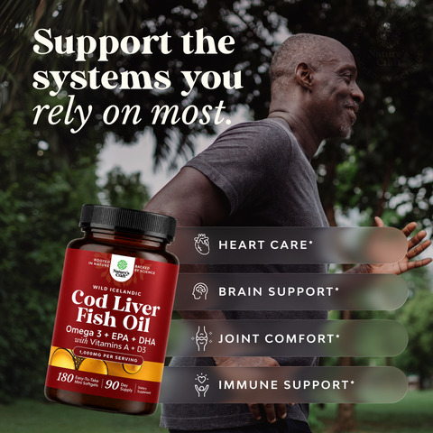 Cod Liver Oil 1000mg per serving