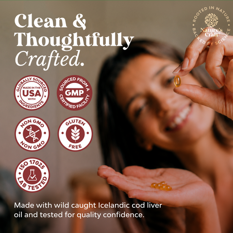 Cod Liver Oil 1000mg per serving