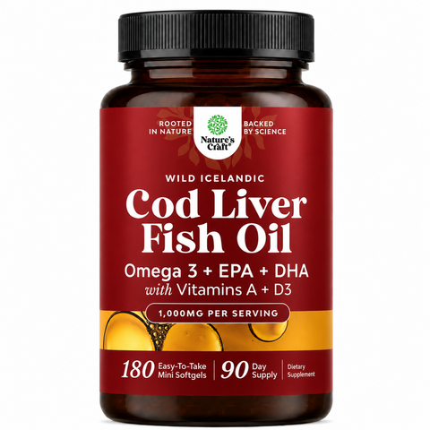 Cod Liver Oil 1000mg per serving