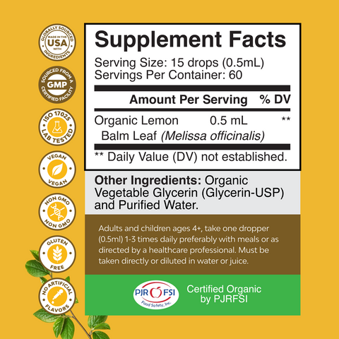 Organic Lemon Balm