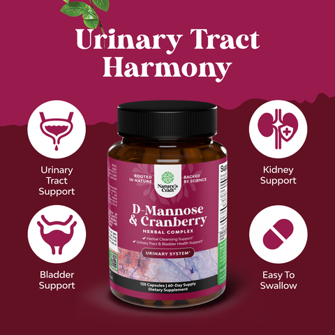 D Mannose & Cranberry 1000mg per serving