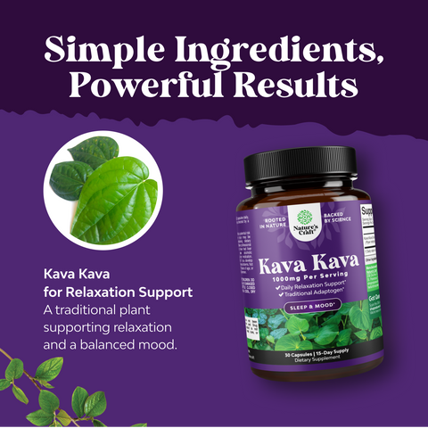Kava Kava 1000mg per serving
