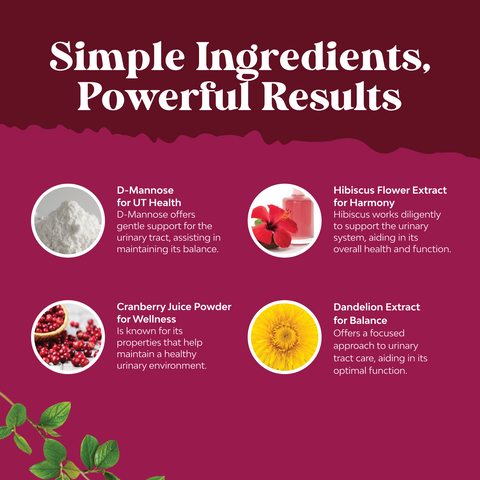 D Mannose & Cranberry 1000mg per serving