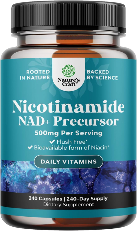 Nicotinamide NAD + Precursor 500mg