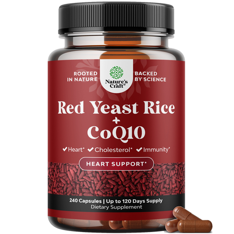 Red Yeast Rice + CoQ10 1200mg per serving