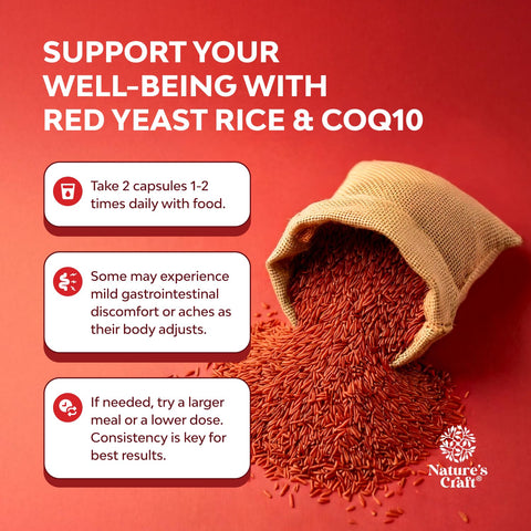 Red Yeast Rice + CoQ10 1200mg per serving