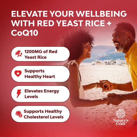 Red Yeast Rice + CoQ10 1200mg per serving
